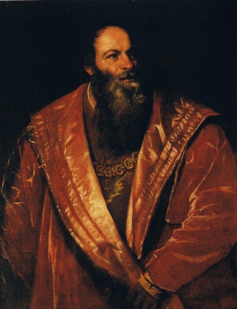 Titian's Pietro Aretino (one of several portraits of Aretino)